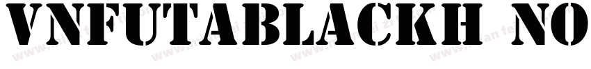 VNFutaBlackH Normal字体转换